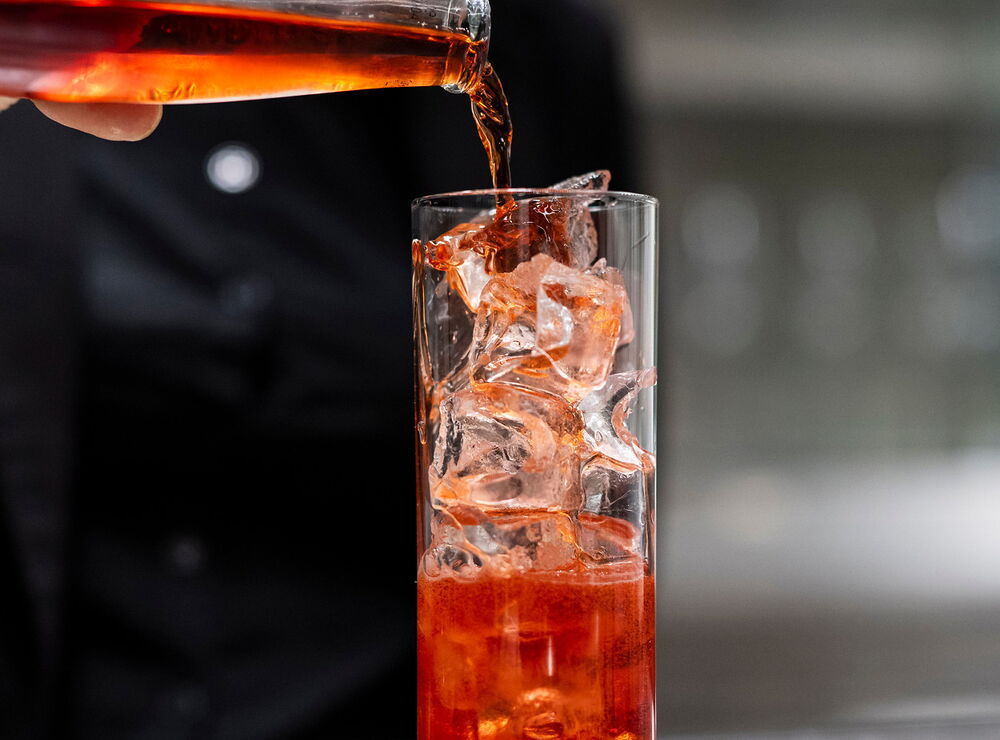 Exklusive Bar Premium Spirituosen gehobenes Restaurant